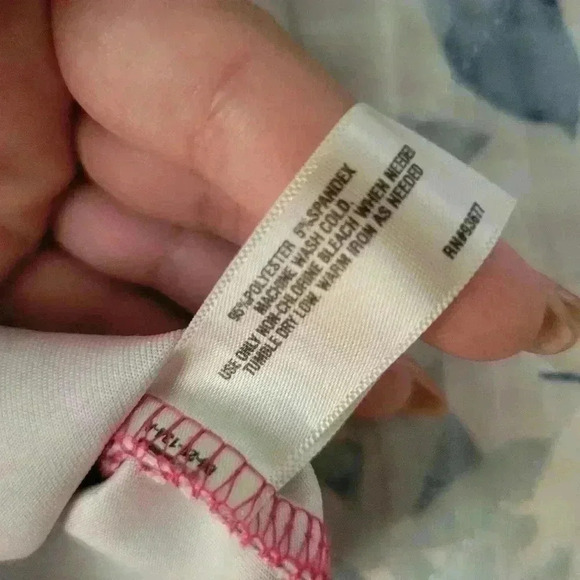 JCPENNY Iā”Ronson pink floral crop top size small - Picture 5 of 5